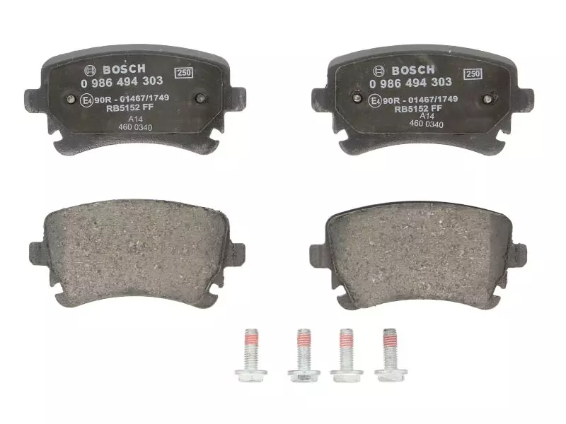 BOSCH Klocki tył AUDI A6 C6 ALLROAD A8 D3 S4 RS4