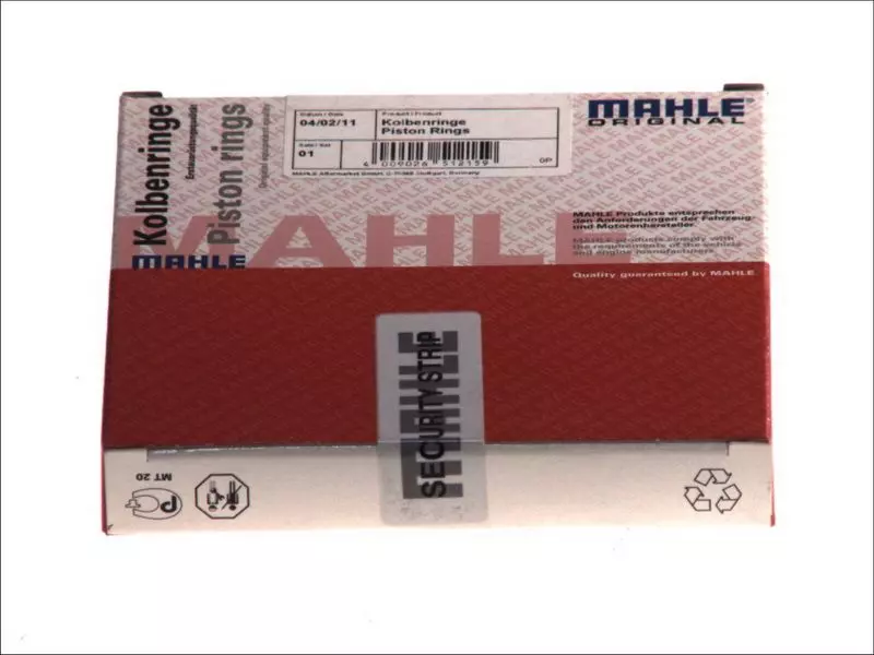 MAHLE PIERŚCIENIE TŁOKOWE 001 01 V2