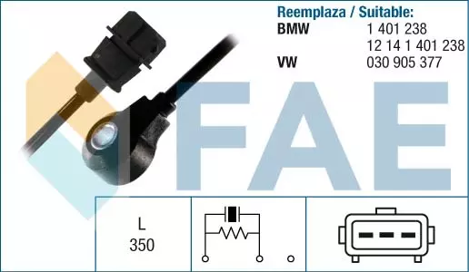 FAE CZUJNIK SPALANIA STUKOWEGO 60110