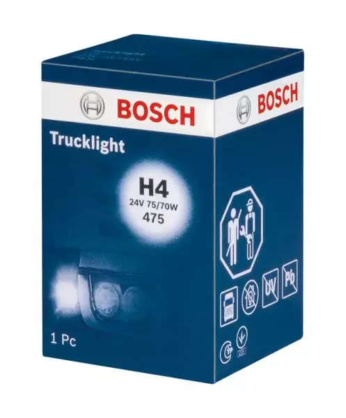 BOSCH ŻARÓWKA H4 TRUCKLIGHT 24V 75/70W P43T