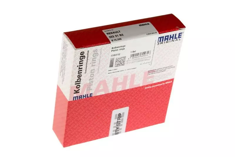 MAHLE PIERŚCIENIE TŁOKOWE  022 01 N2