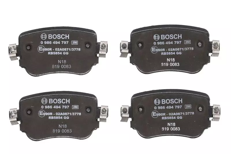 BOSCH KLOCKI HAMULCOWE TYŁ 0 986 494 797