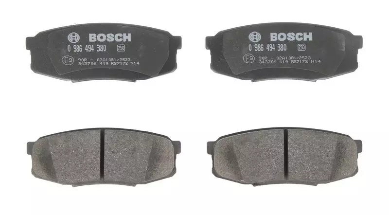 BOSCH KLOCKI HAMULCOWE TYŁ 0 986 494 380