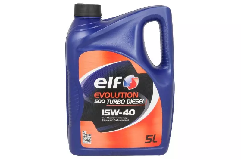 ELF EVOLUTION 500 TURBO DIESEL 15W40 A3/B3 5L