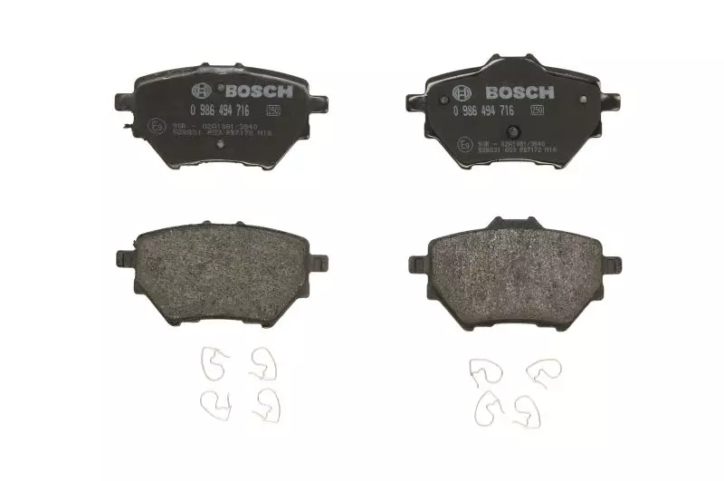 BOSCH KLOCKI HAMULCOWE TYŁ 0 986 494 716