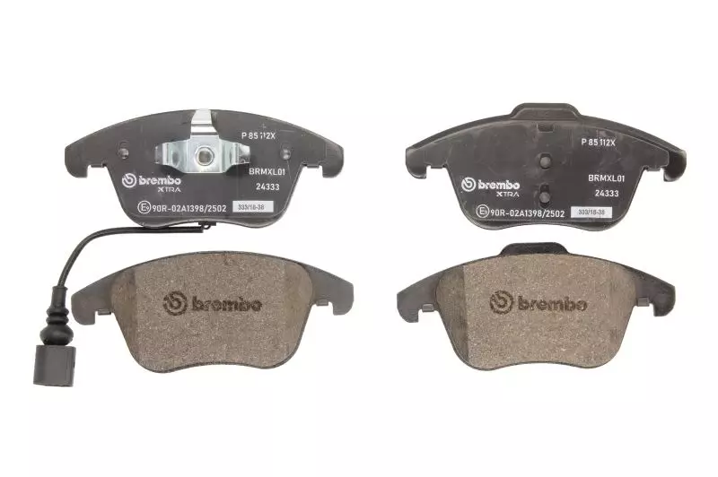 BREMBO Zestaw klocków hamulcowych, hamulce tarczowe P 85 112X