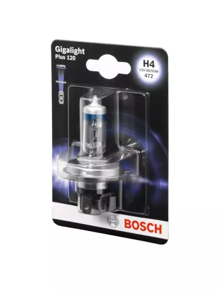 BOSCH ŻARÓWKA H4 GIGALIGHT +120% 12V 60/55W BLIS