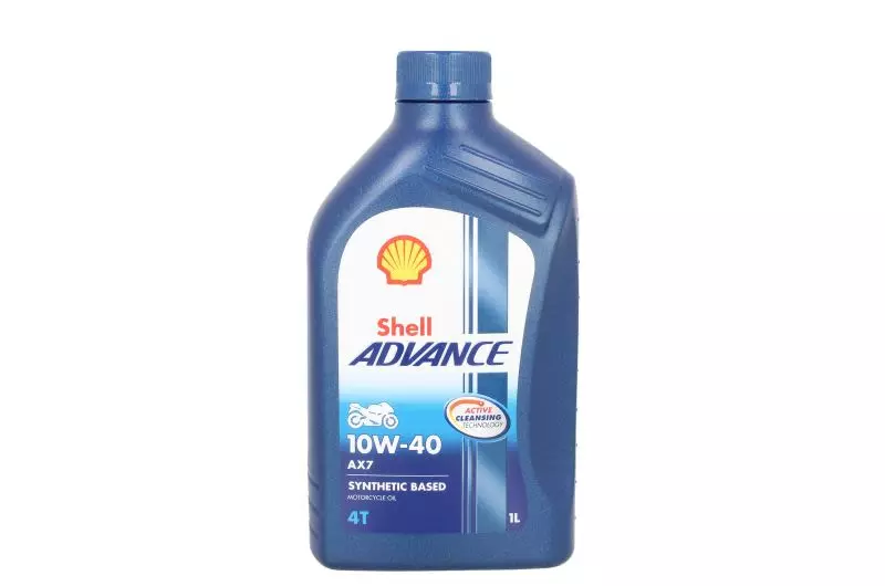 SHELL ADVANCE 4T AX7 10W-40 API SL JASO: MA2 1L