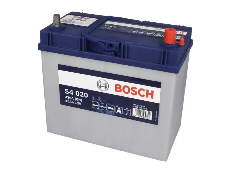 BOSCH SILVER S4 AKUMULATOR 45AH/330 PRAWY+