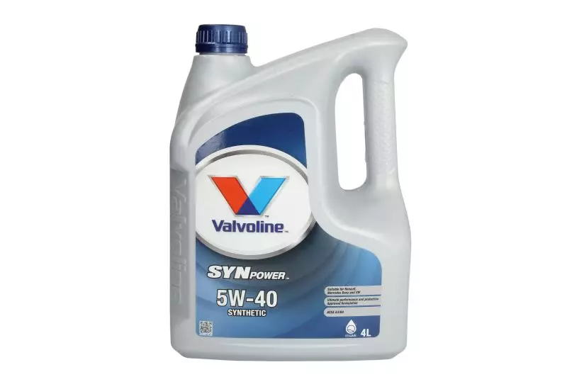 VALVOLINE SYNPOWER 5W-40 VW502.0/505 4L + ZAWIESZKA 