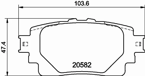 HELLA PAGID KLOCKI HAMULCOWE 8DB 355 040-121 