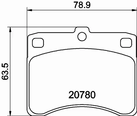 HELLA PAGID KLOCKI HAMULCOWE 8DB 355 005-671 