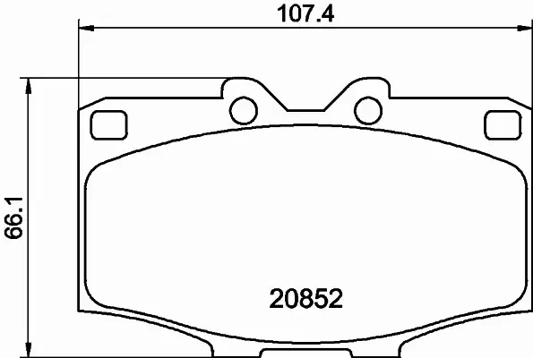 HELLA PAGID KLOCKI HAMULCOWE 8DB 355 007-301 