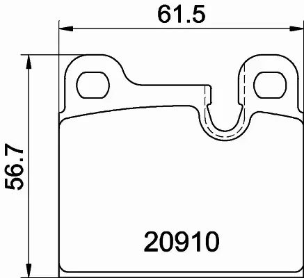 HELLA PAGID KLOCKI HAMULCOWE 8DB 355 008-111 