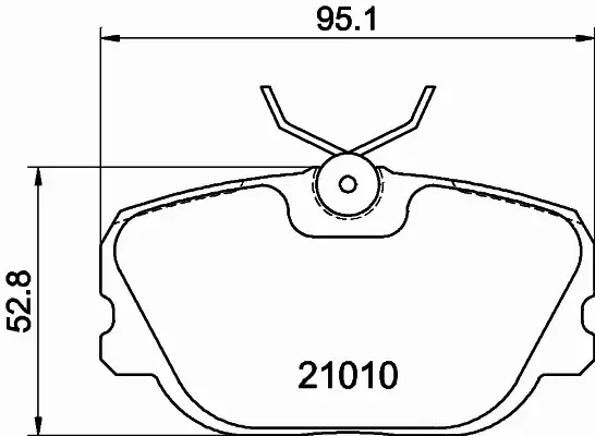 HELLA PAGID KLOCKI HAMULCOWE 8DB 355 017-941 