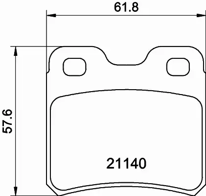 HELLA PAGID KLOCKI HAMULCOWE 8DB 355 007-451 