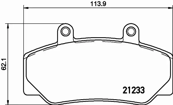 HELLA PAGID KLOCKI HAMULCOWE 8DB 355 019-031 