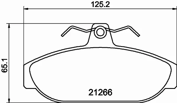 HELLA PAGID KLOCKI HAMULCOWE 8DB 355 017-721 