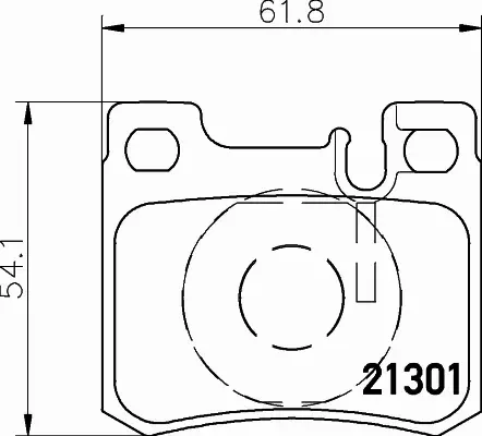 HELLA PAGID KLOCKI HAMULCOWE 8DB 355 007-671 