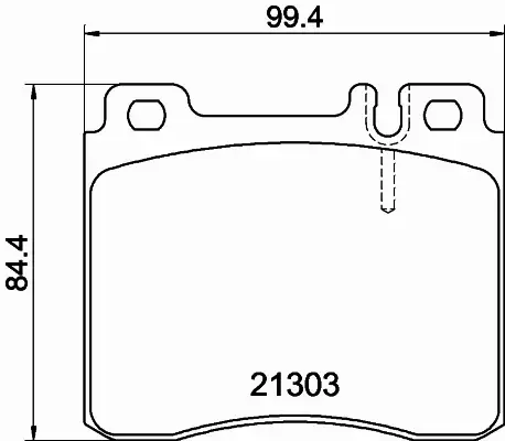 HELLA PAGID KLOCKI HAMULCOWE 8DB 355 007-551 