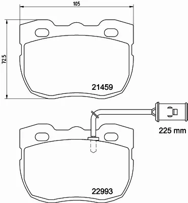 HELLA PAGID KLOCKI HAMULCOWE 8DB 355 037-941 