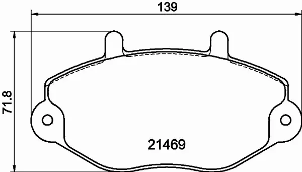 HELLA PAGID KLOCKI HAMULCOWE 8DB 355 006-401 