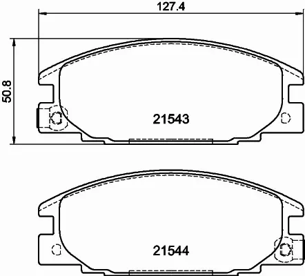 HELLA PAGID KLOCKI HAMULCOWE 8DB 355 016-341 