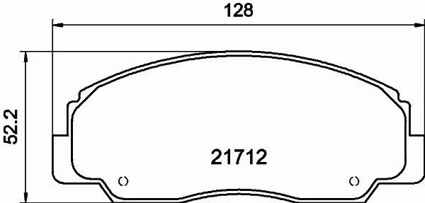 HELLA PAGID KLOCKI HAMULCOWE 8DB 355 009-781 