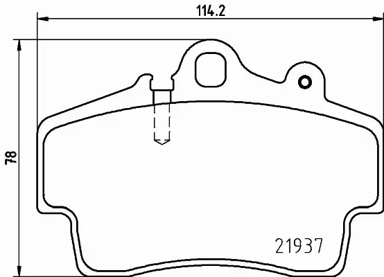 HELLA PAGID KLOCKI HAMULCOWE 8DB 355 018-471 