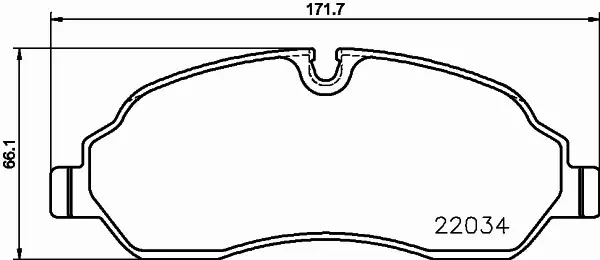 HELLA KLOCKI HAMULCOWE 8DB 355 021-571 