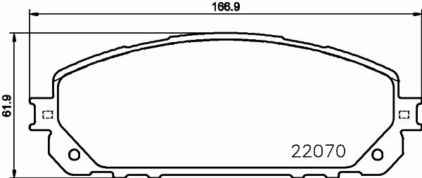 HELLA PAGID KLOCKI HAMULCOWE 8DB 355 023-391 