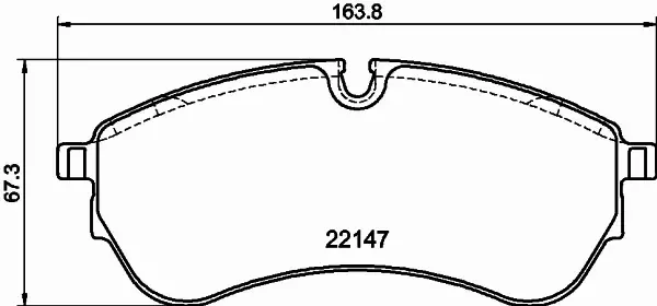 HELLA PAGID KLOCKI HAMULCOWE 8DB 355 032-921 