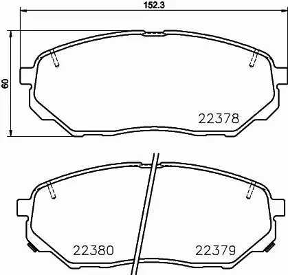 HELLA PAGID KLOCKI HAMULCOWE 8DB 355 024-901 