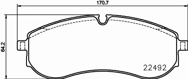 HELLA PAGID KLOCKI HAMULCOWE 8DB 355 039-531 