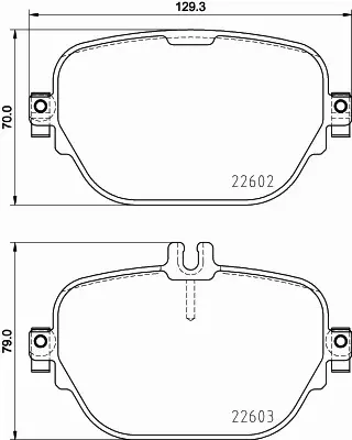 HELLA PAGID KLOCKI HAMULCOWE 8DB 355 031-711 