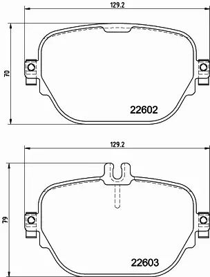 HELLA PAGID KLOCKI HAMULCOWE 8DB 355 039-221 