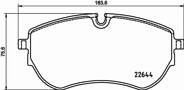 HELLA PAGID KLOCKI HAMULCOWE 8DB 355 037-731 