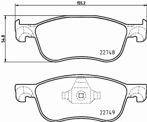 HELLA PAGID KLOCKI HAMULCOWE 8DB 355 037-741 