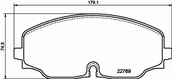 HELLA PAGID KLOCKI HAMULCOWE 8DB 355 039-941 