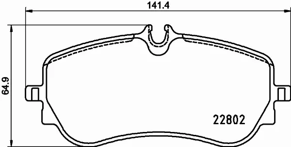 HELLA PAGID KLOCKI HAMULCOWE 8DB 355 037-751 