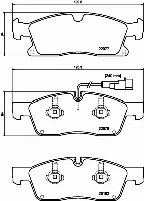 HELLA PAGID KLOCKI HAMULCOWE 8DB 355 039-871 