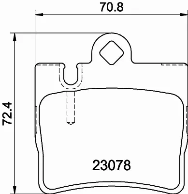 HELLA PAGID KLOCKI HAMULCOWE 8DB 355 008-711 