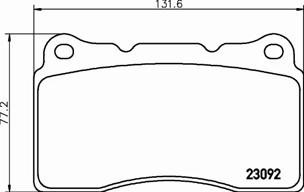 HELLA KLOCKI HAMULCOWE 8DB 355 011-431 