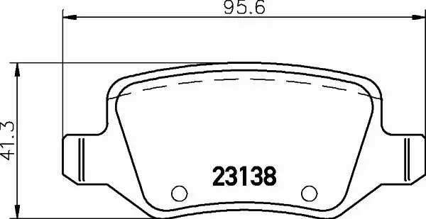 HELLA PAGID KLOCKI HAMULCOWE 8DB 355 012-131 