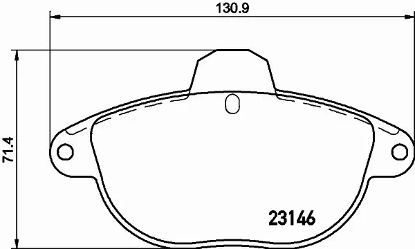 HELLA PAGID KLOCKI HAMULCOWE 8DB 355 019-281 