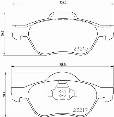 HELLA PAGID KLOCKI HAMULCOWE 8DB 355 009-091 