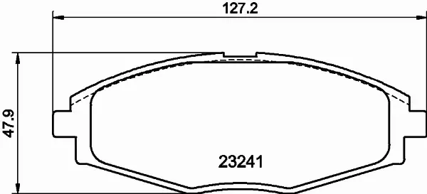 HELLA PAGID KLOCKI HAMULCOWE 8DB 355 017-021 