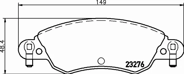 HELLA PAGID KLOCKI HAMULCOWE 8DB 355 019-431 