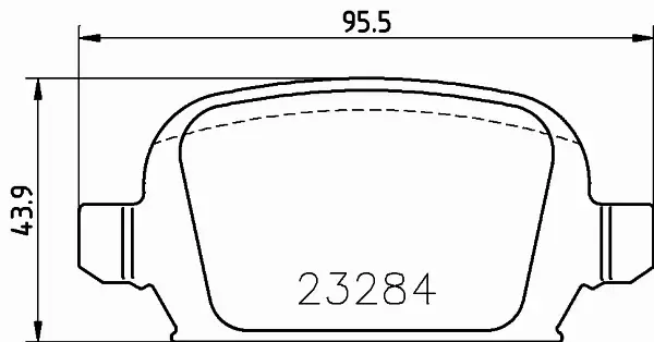 HELLA PAGID KLOCKI HAMULCOWE 8DB 355 018-641 