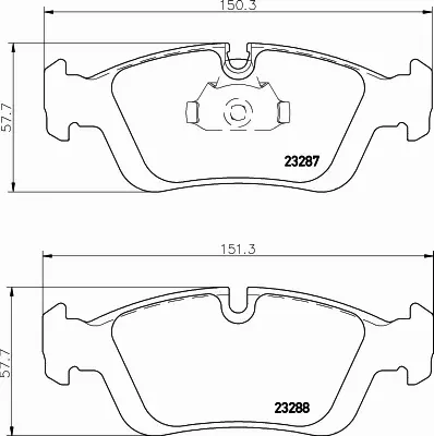 HELLA KLOCKI HAMULCOWE 8DB 355 008-741 